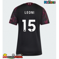 Camisa de Futebol Liverpool Giovanni Leoni #15 Equipamento Alternativo Mulheres 2026-27 Manga Curta